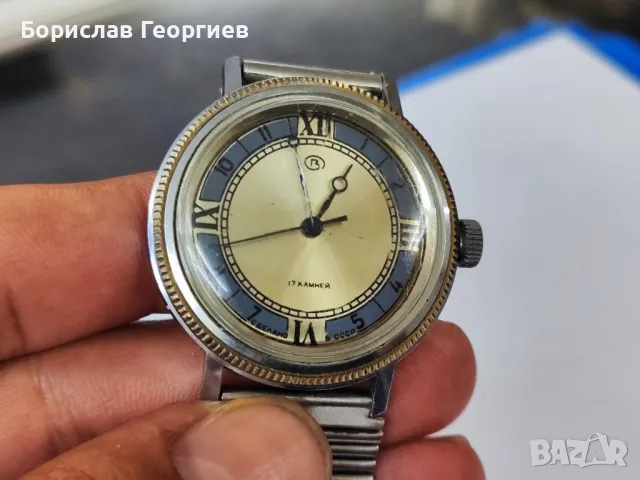 Механичен часовник восток 17 jewels, снимка 2 - Мъжки - 46907816