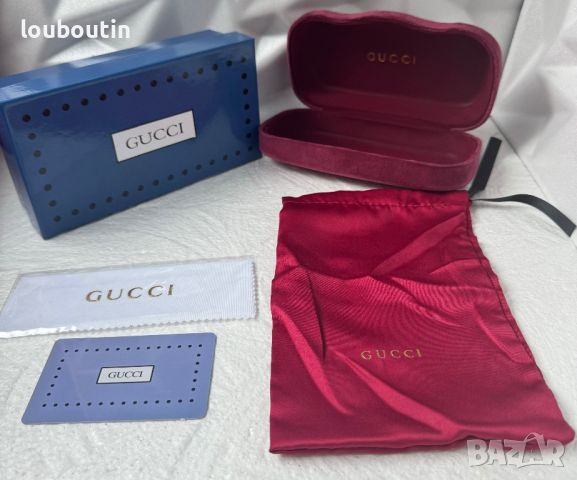 Gucci 2024 дамски слънчеви очила правоъгълни GG1325, снимка 15 - Слънчеви и диоптрични очила - 46508011