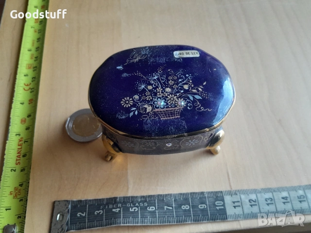 Лимож,Limoges,порцелан,кутия,съд,маркиран , снимка 2 - Антикварни и старинни предмети - 53713015