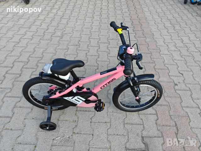 CROSS Алуминиев велосипед 16" ROXY розов, снимка 3 - Велосипеди - 53980807