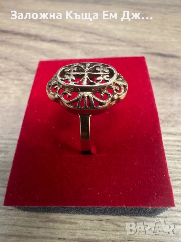 Стар антикварен златен пръстен, снимка 2 - Пръстени - 51908988