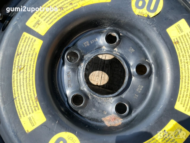 195/75/18 резервна джанта патерица 5х130 Audi Q7 Touareg Cayenne 7L0601027A, снимка 4 - Гуми и джанти - 53863157