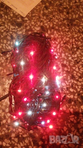 Коледни лампички Цветных микроламп - 50000 часов работы - Гирлянда Электрическая, снимка 12 - Декорация за дома - 51436847