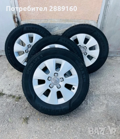 Оригинални 4 броя джанти с летни гуми за Audi A3 2011г