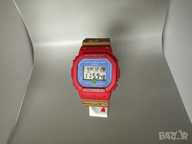 🎮🍄🐢🏰  Super Mario Bros. Лимитиран мъжки часовник Casio G-Shock DW-5600SMB-4ER, снимка 1 - Мъжки - 48476550