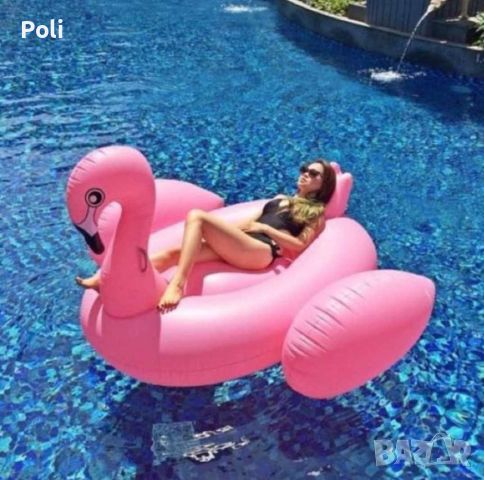 Плувайте с комфорт и стил с нашите надуваеми шезлонги-Фламинго, Еднорог или Лебед, снимка 2 - Надуваеми легла - 46304484