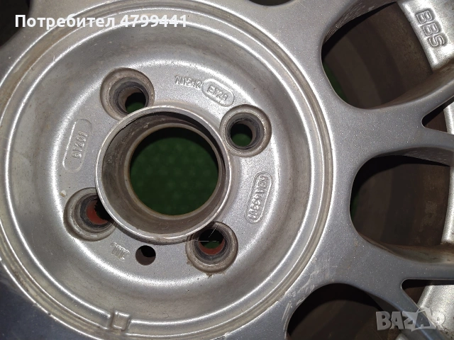 Джанти BBS 4X100 15" ET29, снимка 6 - Гуми и джанти - 54256086