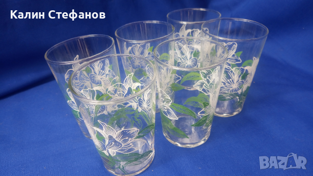 Руски стакани за чай, тънкостенни, термоустойчиви – 6 бр, снимка 1 - Чаши - 44941710