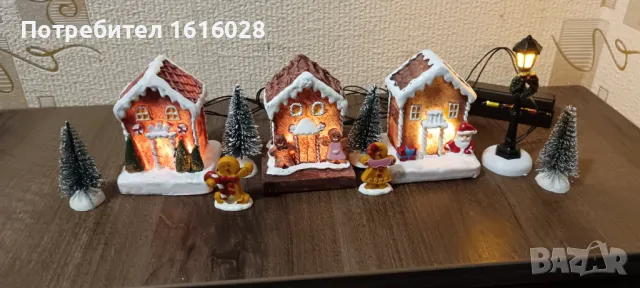 LED светещи къщи - улицата на  Gingerbread. MAGIC VILLAGE., снимка 18 - Декорация за дома - 47817261