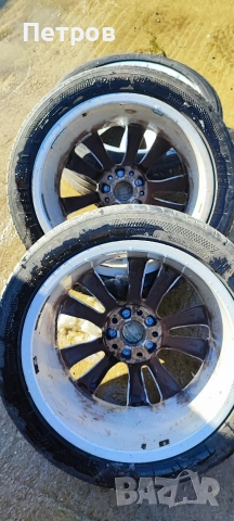 Джанти 17 5x112 с гуми 225 45 17, снимка 7 - Гуми и джанти - 53339829
