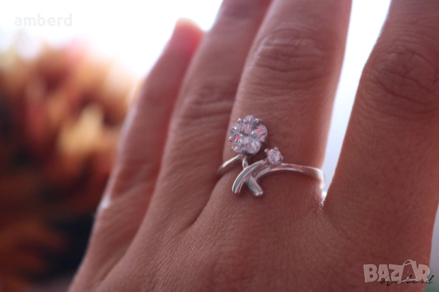 Уникален сребърен пръстен - модел R088