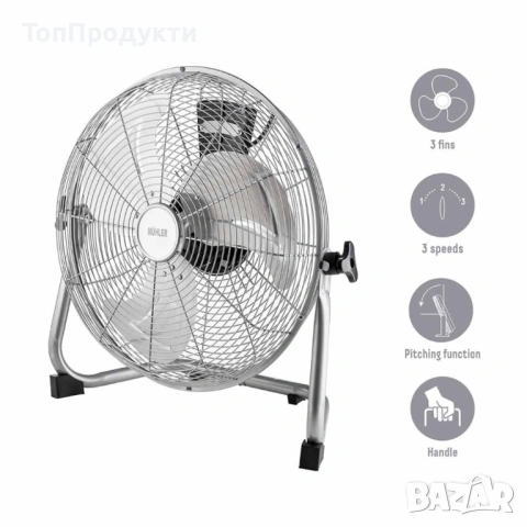 Вентилатор на стойка , снимка 13 - Вентилатори - 53151436