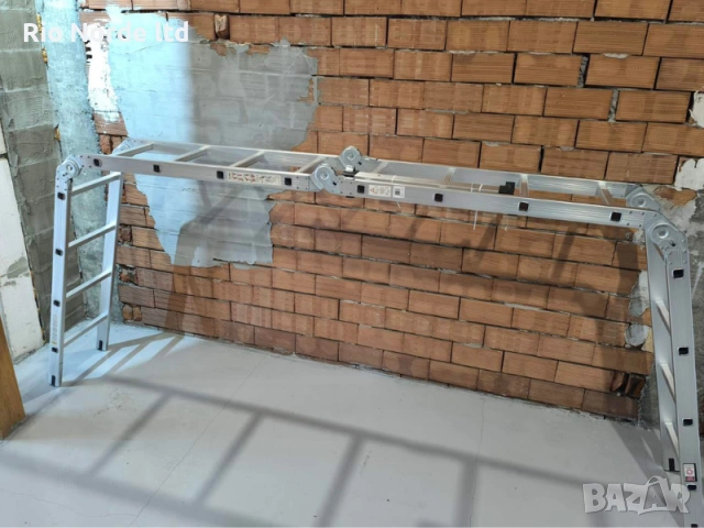 Стълба 4х4 мултифункционална 4,70м 150кг, снимка 5 - Други инструменти - 53588407