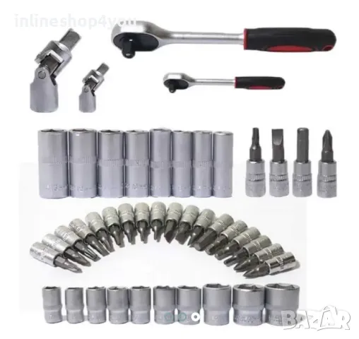 Гедоре ZHONGXIN TOOLS в куфар 108 части 1/4" - 1/2", снимка 2 - Гедорета - 46858149