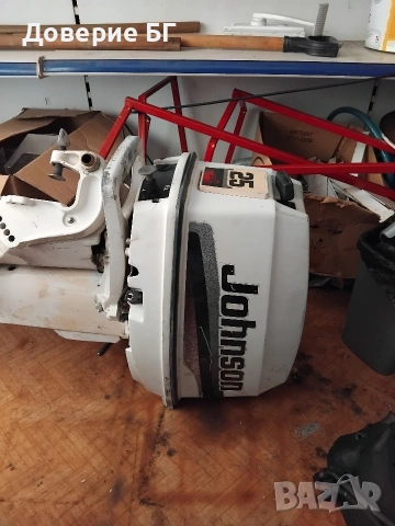 Извънбордов двигател Johnson 25 HP (Дълъг ботуш), снимка 2 - Части - 54294949