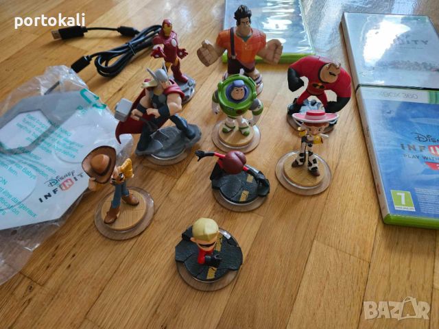 Xbox 360 Disney Infinity комплект фигурки игра играчки , снимка 2 - Игри за Xbox - 46229536