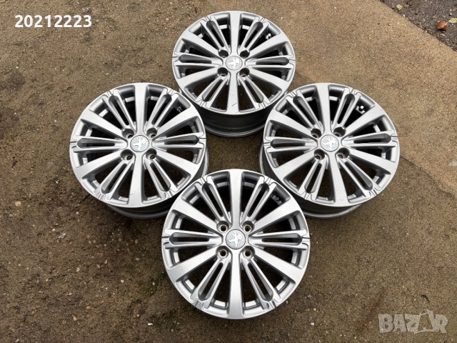 4 броя алуминиеви джанти за Peugeot 208,2008 16, снимка 4 - Гуми и джанти - 52708834
