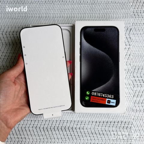 НОВ❗️ iPhone 15 Pro ❗️лизинг от 72лв/м ❗️ black titanium ❗️Гаранция ❗️изплащане, снимка 2 - Apple iPhone - 46098127