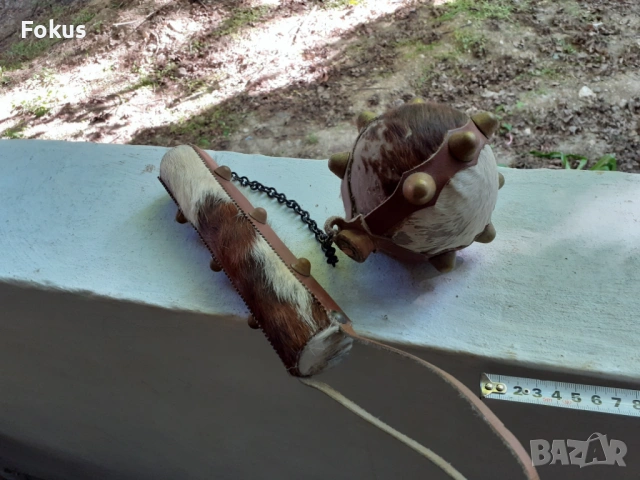 Интересен боздуган бутилка кожа - интериорен