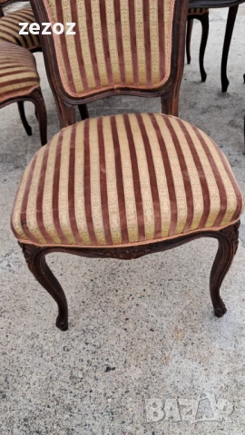 Комплект маса и шест стола масив, снимка 9 - Маси - 53942884