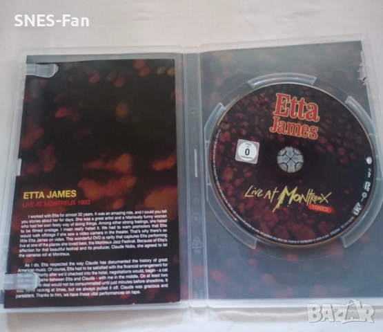 DVD Etta James, снимка 2 - DVD дискове - 51704497