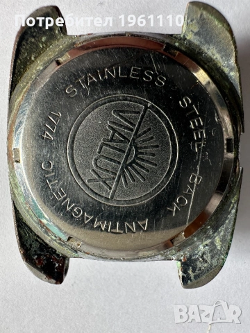 Swiss made. Винтидж часовник - стар рядък механичен швейцарски часовник VIALUX., снимка 3 - Антикварни и старинни предмети - 53694550