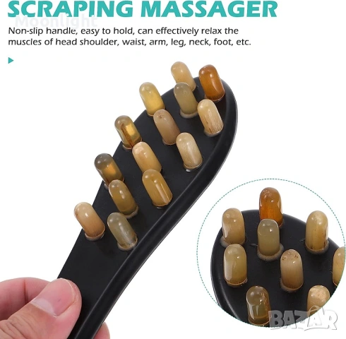 Нова интересна четка за коса и скалп, за разресване, масаж и акупунктура, снимка 8 - Аксесоари за коса - 53122776