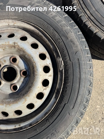 Джанти с гуми VW T4 гуми 15C, снимка 4 - Гуми и джанти - 53658499