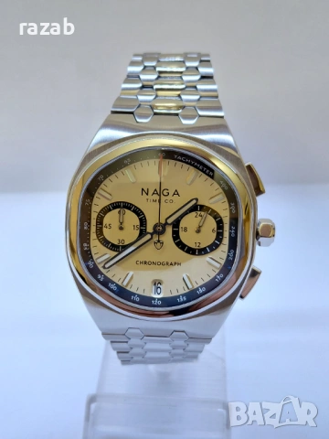Naga Time Bi-Compax Granturismo Chronograph"DAKAR", снимка 2 - Мъжки - 54045299