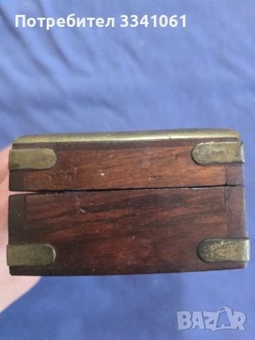 Антикварна дървена кутия , снимка 5 - Антикварни и старинни предмети - 53697620