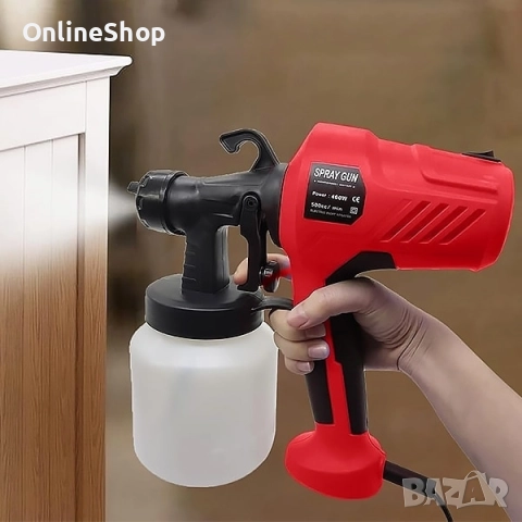 ПРОМО!!! Електрически пистолет за боядисване Electric Paint Sprayer Elite, снимка 17 - Други инструменти - 52440463
