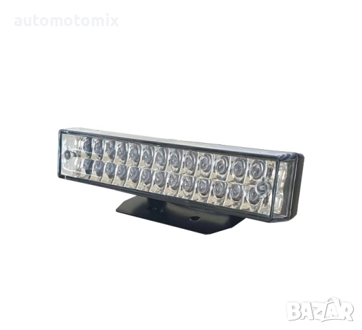 Диодна светлина, Червена, 12V, Бяло стъкло, 1брой - 2048