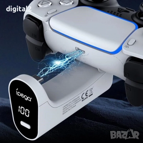 Dualsense Преносима батерия PS5 Джойстик , Игра без прекъсване , Нови, снимка 9 - PlayStation конзоли - 52735306