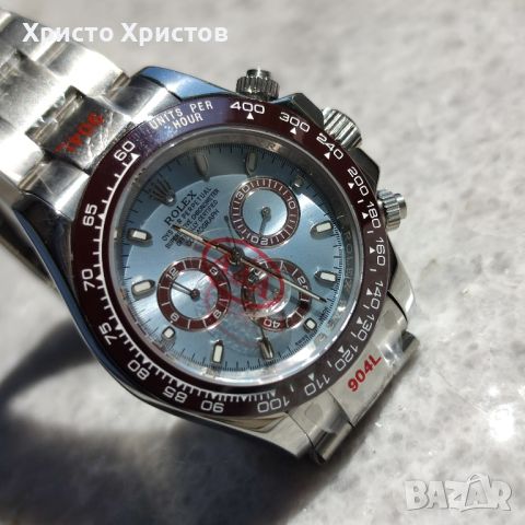 Мъжки луксозен часовник Rolex Daytona Platinum  116506, снимка 9 - Мъжки - 46806256