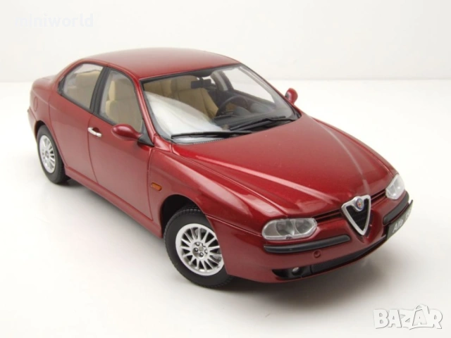 Alfa Romeo 156 1998 - мащаб 1:18 на Triple9 моделът е нов в кутия, снимка 8 - Колекции - 53561024