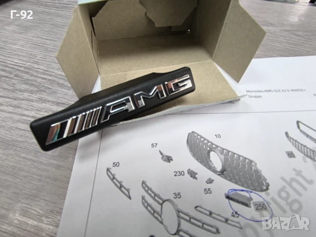 A1678172000**NEU**AMG**MERCEDES-BENZ**ЕМБЛЕМА**, снимка 2 - Части - 51419160