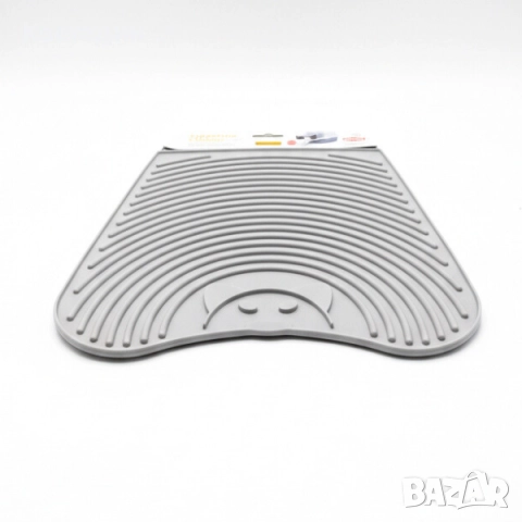 Подложка за Котешка Тоалетна - 39см/35см - Сива разцветка - Litter Carpet - Stefanplast