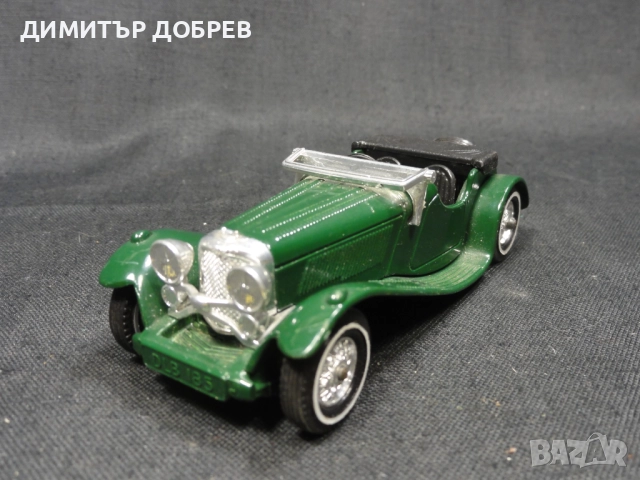 СТАРА РЕТРО МЕТАЛНА КОЛИЧКА JAGUAR SS 100 MATCHBOX MOY ENGLAND