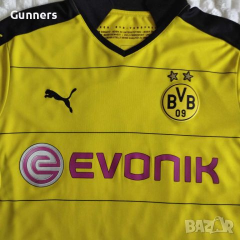 Borussia Dortmund 15/16 Home Shirt #10 Mkhitaryan, снимка 3 - Спортни дрехи, екипи - 46354381