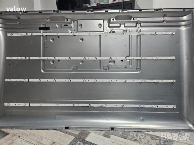Комплект подсветка ЛЕД LED диоди лента ТВ Hitachi 55HK5300W дисплей VES550QNDH, снимка 2 - Части и Платки - 52669106