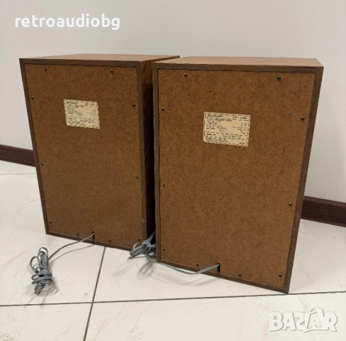 🔊Винтидж двулентови тонколони SHARP CP - 119H🔊, снимка 5 - Тонколони - 51772856