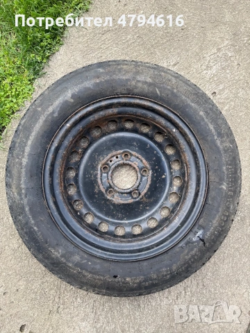 Резервна гума патерица Saab 9-3, снимка 2 - Гуми и джанти - 54172137