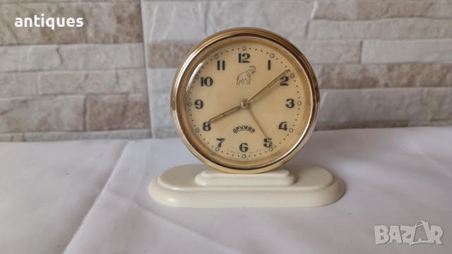 Стар часовник / будилник - Дружба - Сделано в СССР - 1970г., снимка 5 - Антикварни и старинни предмети - 53955420