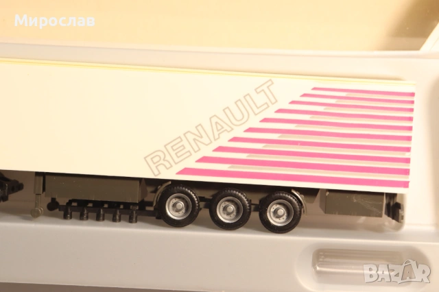 ALBEDO H0 1/ 87 RENAULT MAGNUM KАМИОН МОДЕЛ КОЛИЧКА TIR, снимка 6 - Колекции - 53307358
