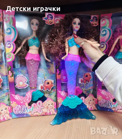 Кукла Русалка със светеща опашка , снимка 2 - Кукли - 49767963