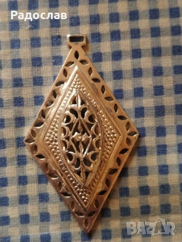 Български стар медальон , снимка 3 - Колиета, медальони, синджири - 54087581
