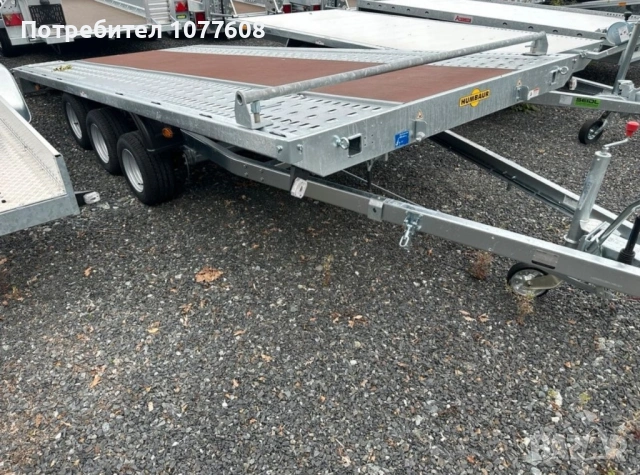 Туристическо ремарке Eduard с общо допустима максимална маса до 750кг , снимка 18 - Ремаркета - 53217027