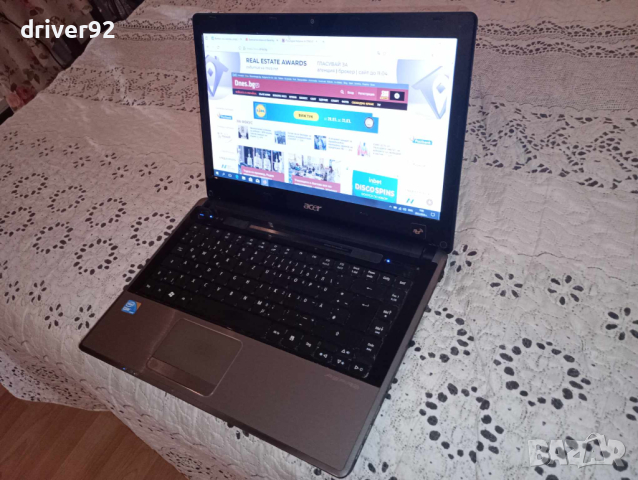 Acer Aspire 4820 14 инча екран 4 гб рам 500 гб хард с батерия 1 час, снимка 3 - Лаптопи за работа - 45001937