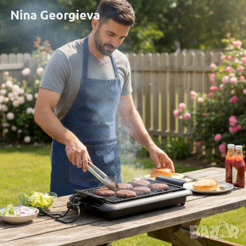Електрическа скара Schäfer – бързо и чисто готвене у дома и навън, 1500W