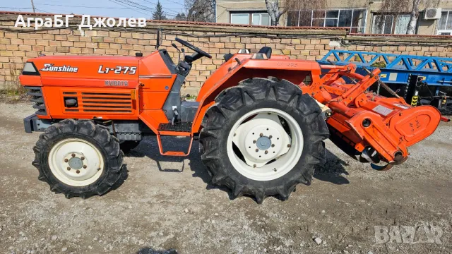 Японски трактор Kubota L1-275D с фреза, 4х4, 27 кс, АграБГ Джолев, снимка 2 - Селскостопанска техника - 49283966